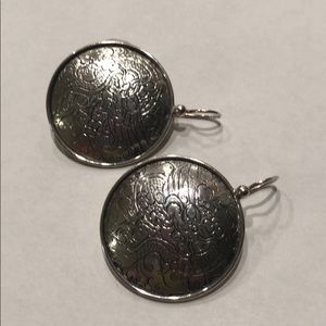 Retired Silpada .925 Hand-etched Earrings